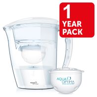 See more information about the Aqua Optima Galia White Water Filter Jug 1 Year Pack