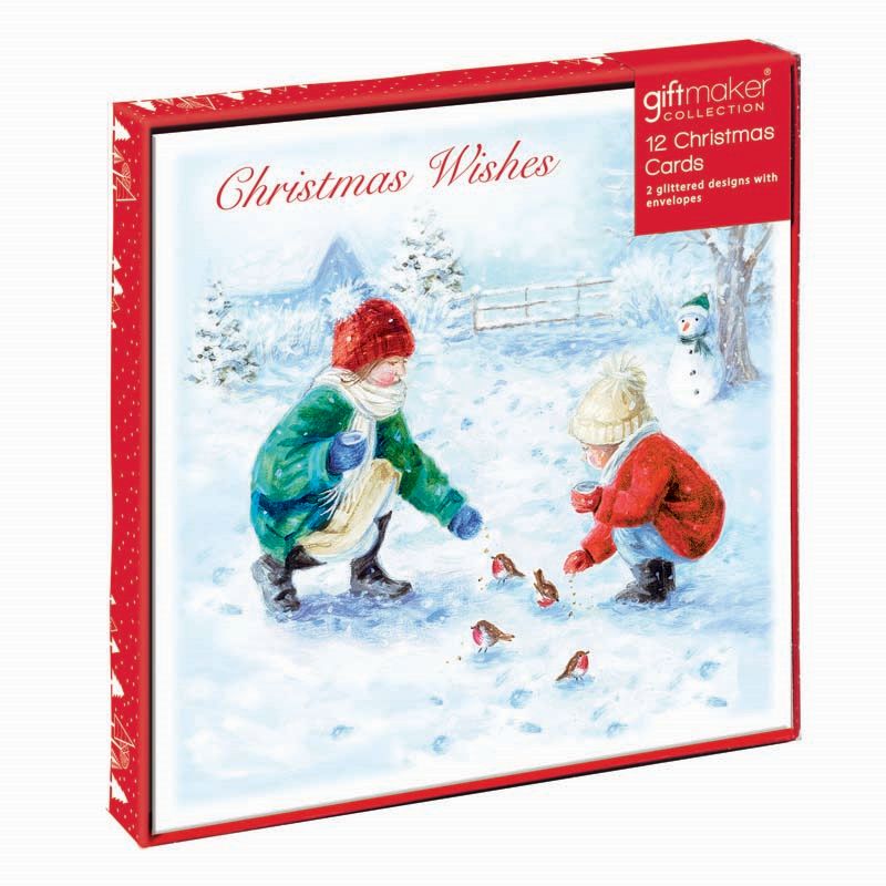 Christmas Cards Family 12 Pack