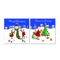 See more information about the 12 Christmas Cards (Whimsical Santa & Snowman)