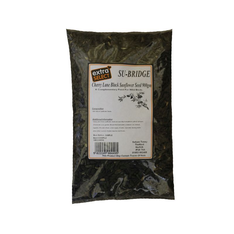 Black Sunflower Seeds Bird Feed (900g)