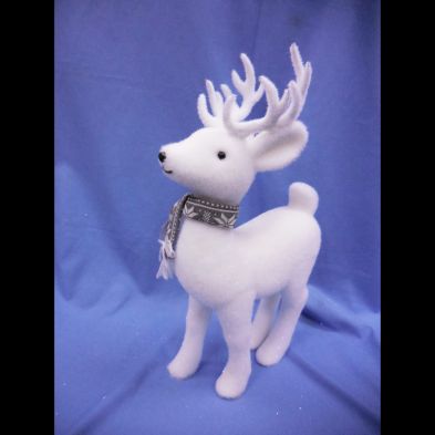 See more information about the Reindeer with Scarf Festive Decoration