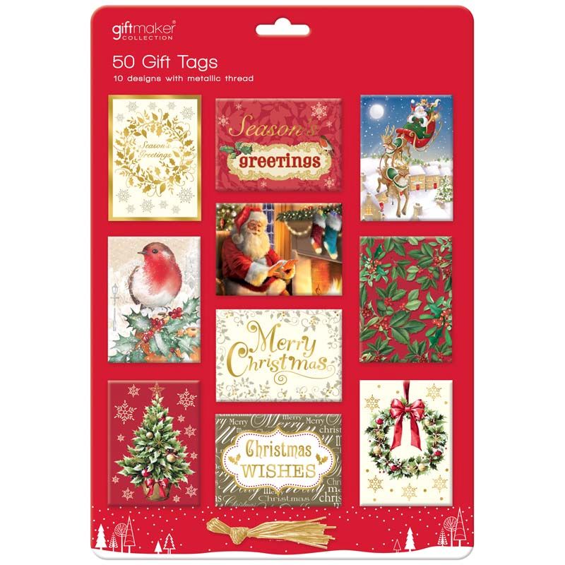 Christmas Gift Tags Traditional