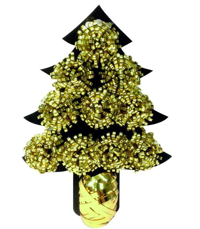 Xmas Tree Bows Gold