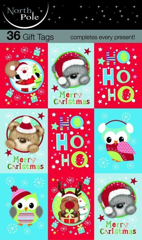 36Pk Novelty/Cute Gift Tags