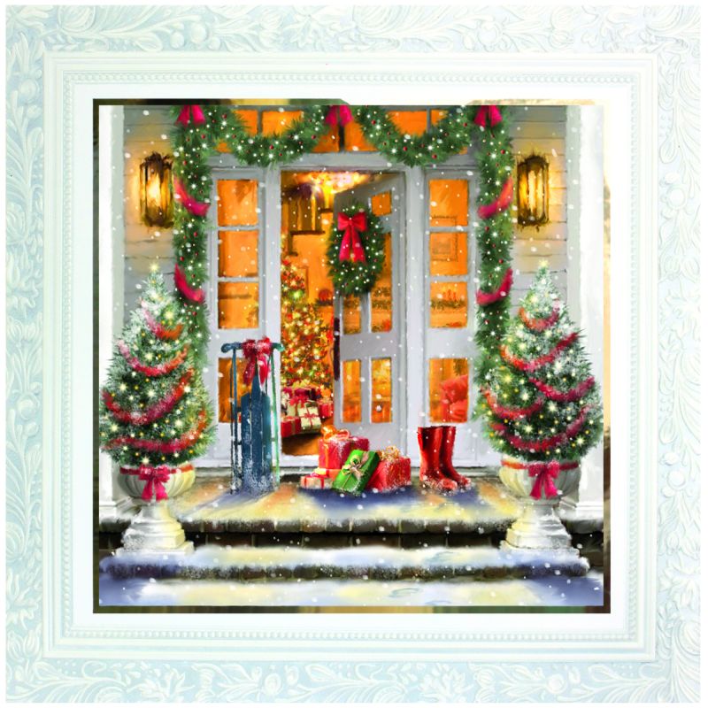 10 Deluxe Christmas Cards (Front Door)