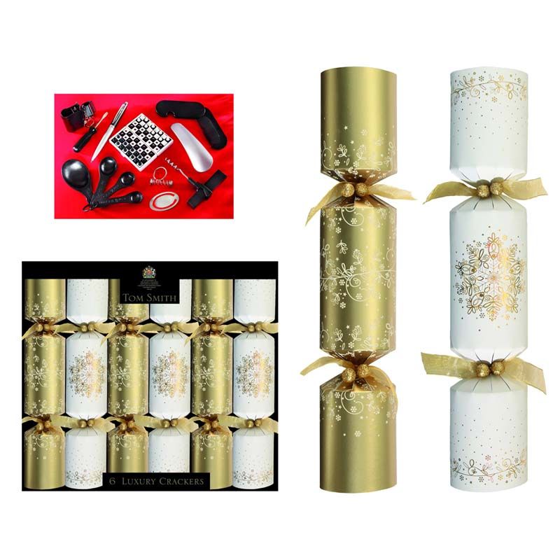 Christmas Cracker Gold and Cream