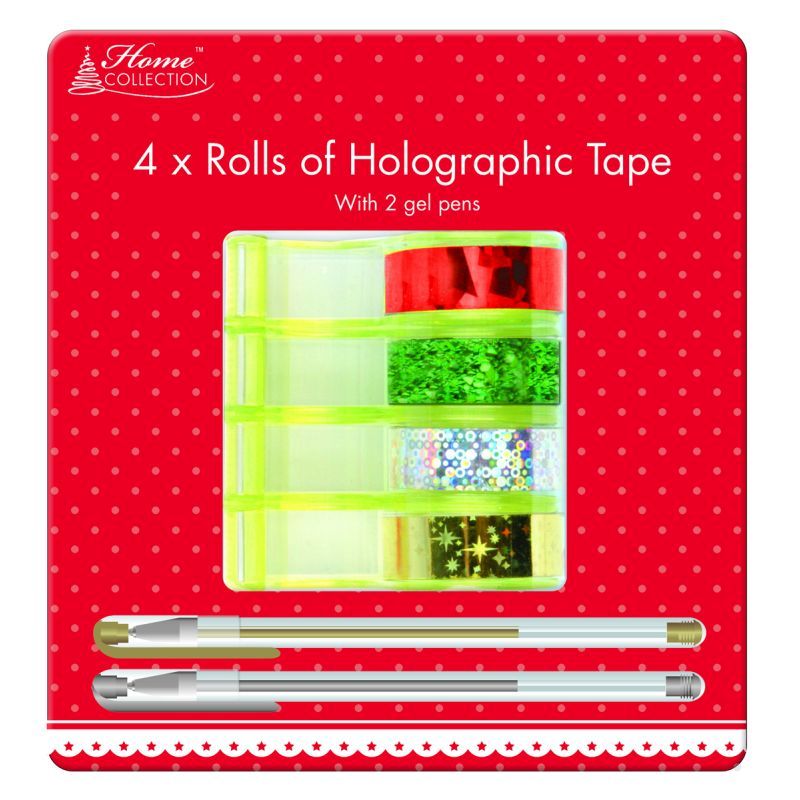 Christmas Wrapping Tape and Pens